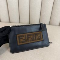 Fendi Zippy Pouch- Preloved Luxury Bag Fendi Zippy Pouch- Preloved Luxury Bag