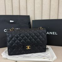 Chanel Caviar Classic Flap Jumbo- Preloved Luxury Bag Chanel Caviar Classic Flap Jumbo- Preloved Luxury Bag