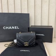 Channel Chevron Mini Bag- Preloved Luxury Bag