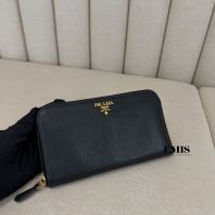 Prada Saffiano Metal Zippy Wallet- ���ƶ���Ǯ��