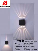 Modern 3 Color LED Wall Lamp - 17259