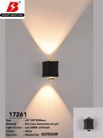 Modern 3 Color LED Wall Lamp - 17261