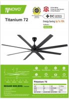 REGAIR Titanium 72 8 Blades DC Motor Ceiling Fan with Remote Control 16 Speed (8F+8R) - Matt Black REGAIR Titanium 72 8 Blades DC Motor Ceiling Fan with Remote Control 16 Speed (8F+8R) - Matt Black