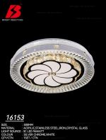 Crystal Ceiling Light with 3 Color Light - 16153/500 96W Crystal Ceiling Light with 3 Color Light - 16153/500 96W