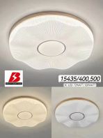 Modern Ceiling Light Wood Frame style with 3 Color Light - 15435 Modern Ceiling Light Wood Frame style with 3 Color Light - 15435