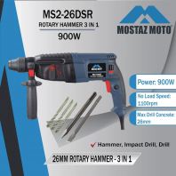MOSTAZ MOTO 26MM 3IN1 900W Rotary Hammer MS2-26DSR MOSTAZ MOTO 26MM 3IN1 900W Rotary Hammer MS2-26DSR