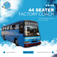 factory bus rental USJ 3
