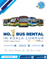 No.1 Sewa Bas Persiaran Termurah | KL, PJ, Shah Alam, Klang Valley