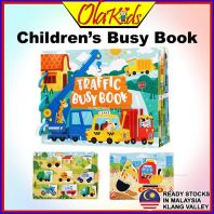 OLAKIDS Montessori Busy Book Kids Children Early Learning Book Enlightenment Book Early Learning