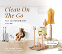 Samu Giken Travel Bear Bottle Brush