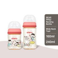 Pigeon SofTouch PPSU Bottle 240ml/160ml (Bear)