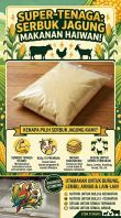 Serbuk jagung untuk haiwan 1kg (Burung, arnab, etc)