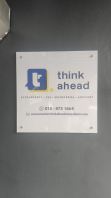 3ft x 3ft 3mm White Acrylic + 4mm Clear Acrylic ( 2 Layer Acrylic Signage)
