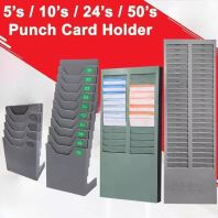 5s / 10s / 24s / 50s Slot Perakam Masa Rak Kad Penebuk / Pemegang Kad Penebuk