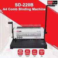 Valuescan SD-220B Comb Binder Heavy Duty Binding Machine A4