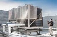 Cooling tower servicing