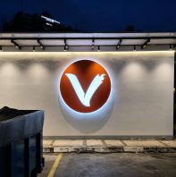 LED Back-lit EG Box Up Round Signboard