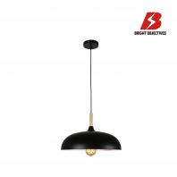 BO Lampu Pendant | 14008-1P-BK