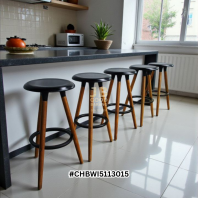 Good Quality Dobrin Royce Round Bar Stools - Set of 5 | Premium Used Bar Stools Good Quality Dobrin Royce Round Bar Stools - Set of 5 | Premium Used Bar Stools