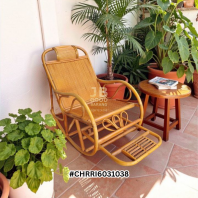 Good Quality Rattan Rocking / Lazy Chair with Foot Massage Roller