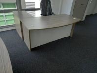 SOSM/COACH D-SHAPE  TABLE C/W SIDE SLIDING DOOR CABINET