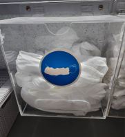 ACRYLIC BOX DISPENSER FOR DISPOSABLE HAND SLEEVES
