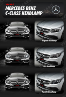 Mercedes Benz W205 Headlight