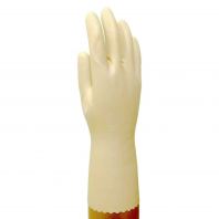 Vistar Ivory Medium Weight NR19 W Natural Rubber Unsupported Industrial Protective Glove