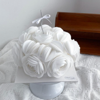 Edible Wafer Paper Roses Cake Design