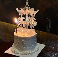 Crystal Carousel Diamond HB Cake Design