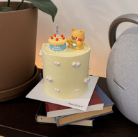 Butterbear polymer Clay Cake Design
