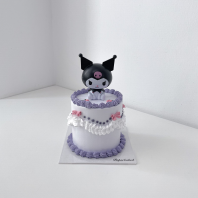 Kuromi Deco Garden Cake Design