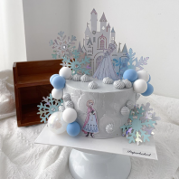 Elsa Princess Frozen Theme Cake Design Disney53