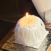 Overloaded Ribbon Fall Cake Design