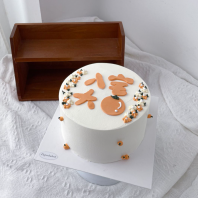 Fondant Wording Warming Cake Design ��լ��