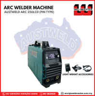 AUSTWELD ARC WELDER MACHINE ARC 250LCD (PIN TYPE)