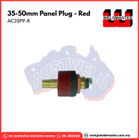 AUSTWELD 35-50mm PANEL PLUG - RED (AC35PP-R)