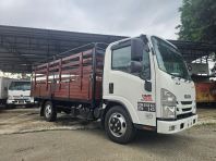 NEW ISUZU NMR85UHH 3.0 4JJ1 WOODEN CARGO DIRECT MILD STEEL CHEQUE PLATE FLOORBOARD WITH CANVAS FRAME AND CANVAS LORRY (EURO4) 1TON TRUCK