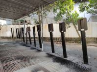 EV Charging Station Metal Stands
