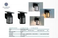 LCSWL183-RD 3C SOLAR WALL LIGHT