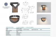 LC-EL411-3BWD/LC-EL413-4BWD WALL LIGHT