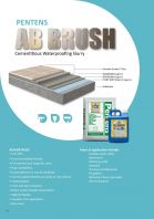 Pentens AB-Brush  |  Cementitious Waterproofing Slurry