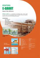 Pentens E-Grout  |  Epoxy Putty Adhesive