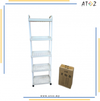 ATOZ Shop Five-Layer Household Product Storage Rack Trolley