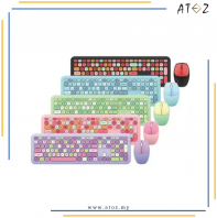 ATOZ Shop MOFII 666 Fashion Multi-Color 110-Key Wireless Keyboard & Mouse Set