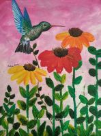 Canvas Painting (Bird)