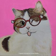Cat Painting Canvas (Local JB Artist)