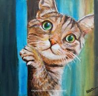 Cat Painting Acrylic (Cat Lovers)