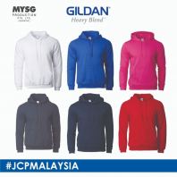 Gildan Heavy Blend Unisex Sideseamed Adult Hooded Sweatshirt - White/Royal/Heliconia/Dark Heather/Navy/Red 88500
