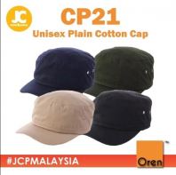 OREN SPORT Army Askar Unisex Plain Cotton Cap - 4 colors CP21